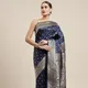 N BLUE__Royal Rajgharana Sarees